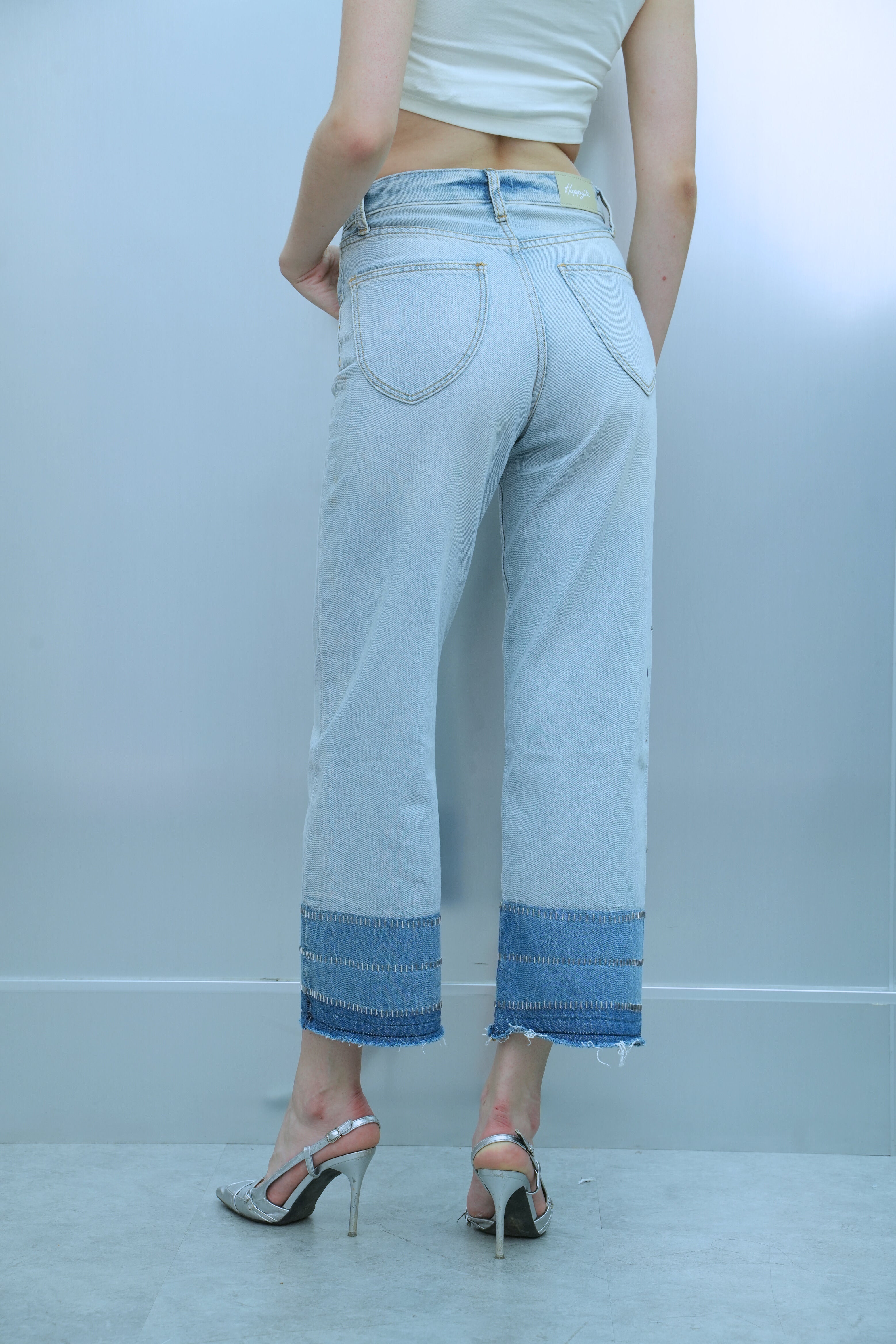 High Waist Medium Wash Jeans