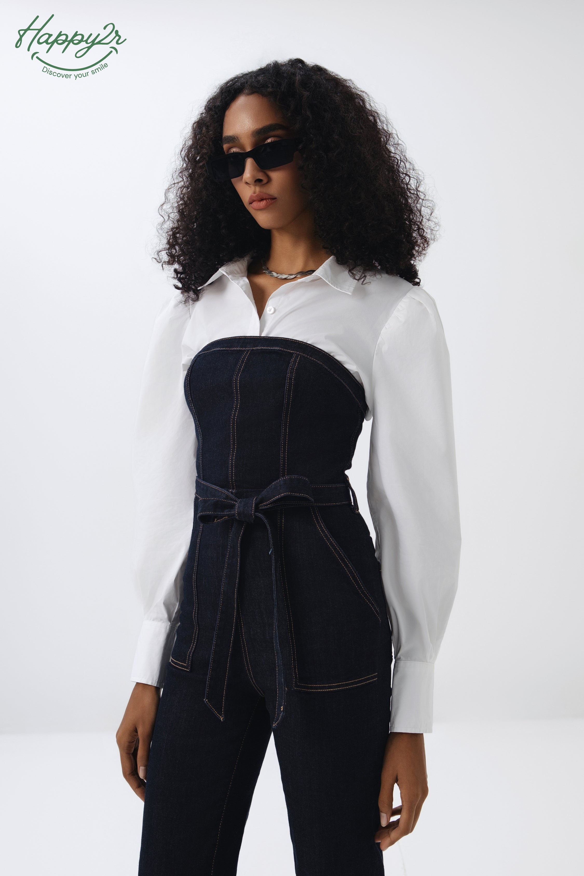 Strapless Wide Leg Jumpsuit