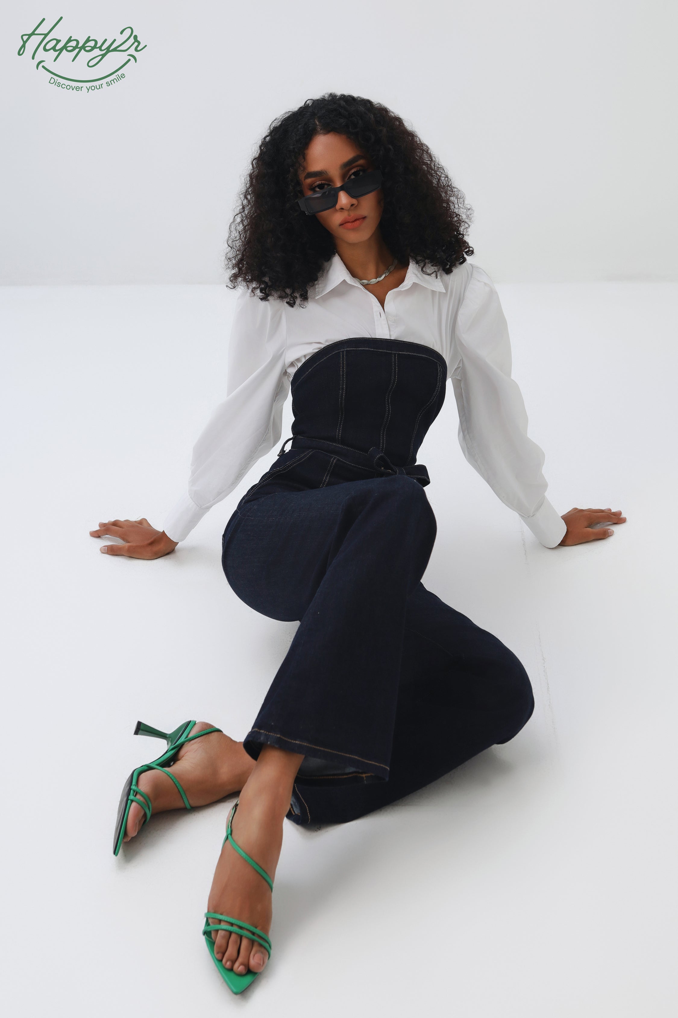 Strapless Wide Leg Jumpsuit