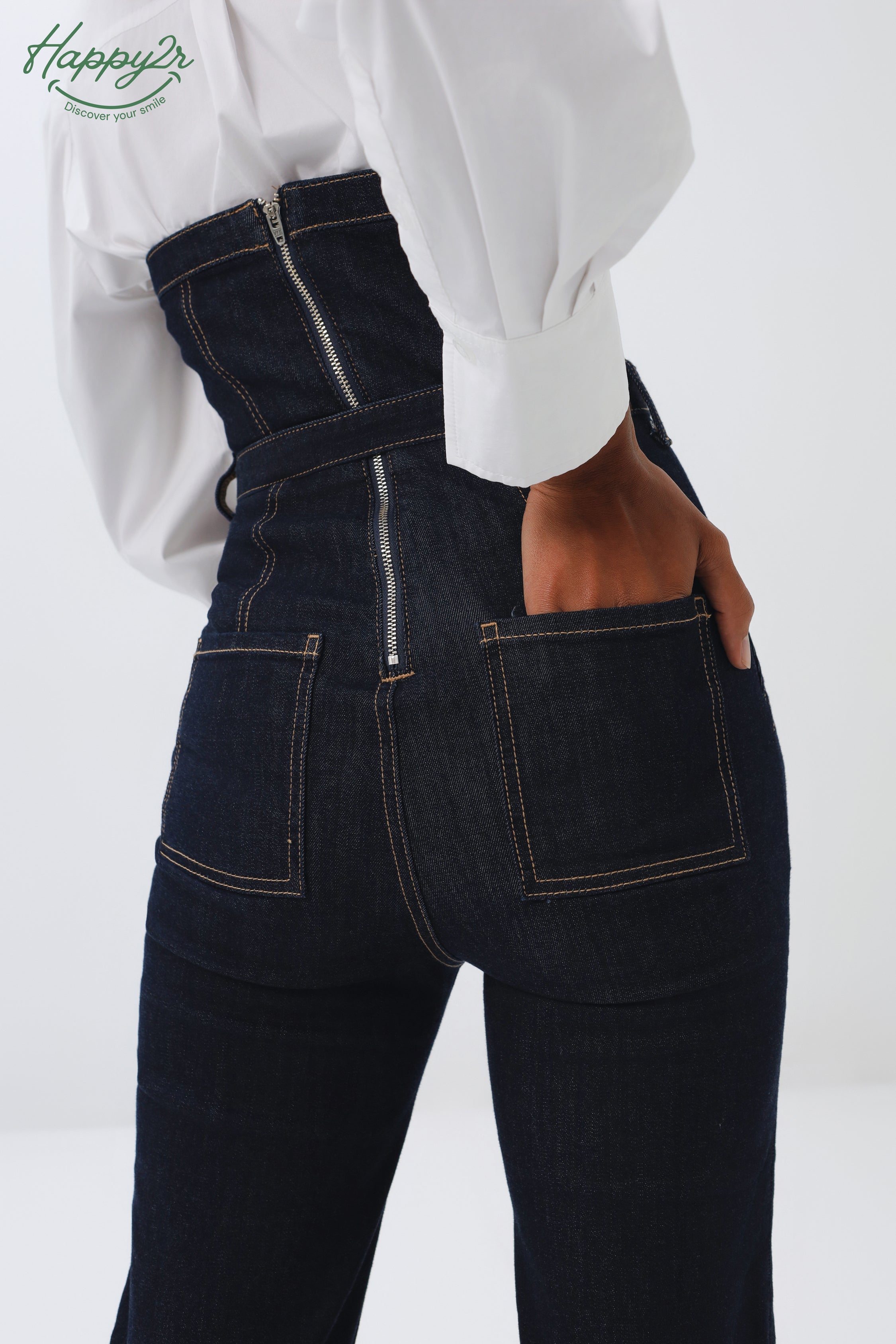 Strapless Wide Leg Jumpsuit