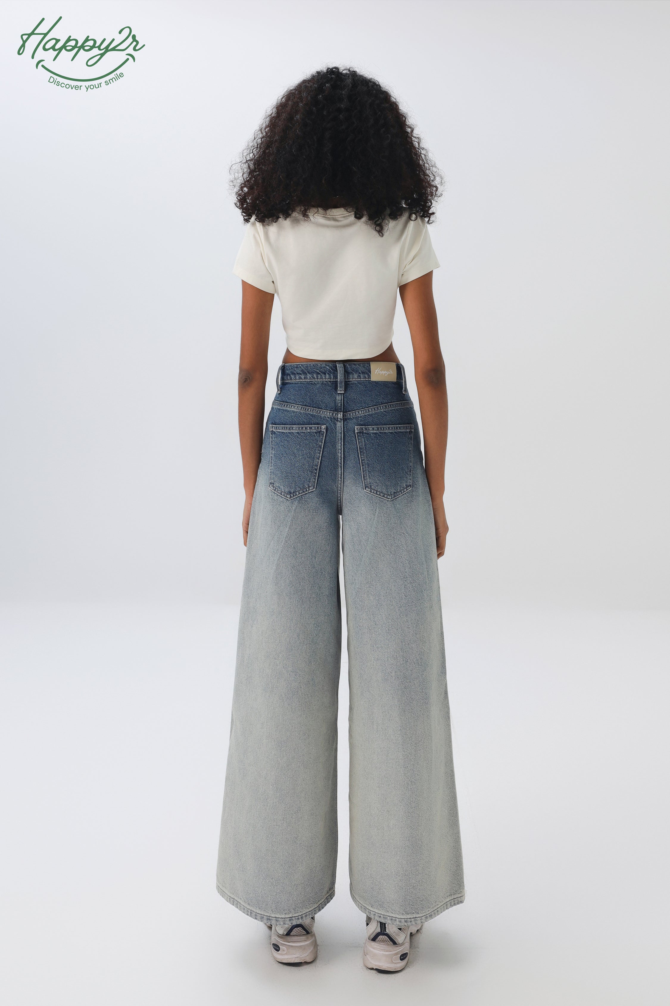 Super High-Rise Wide Leg Loose Denim Jeans